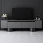 Hanah Home Bohem Soporte para TV Antracita y Negro